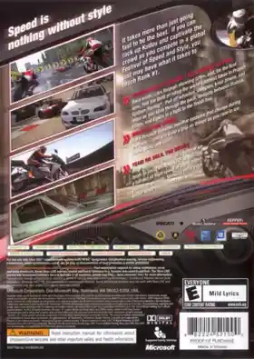 Project Gotham Racing 4 (USA) box cover back